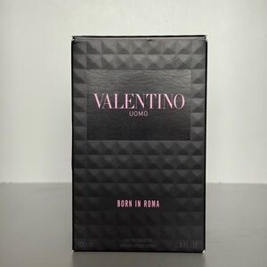 Valentino Uomo Black and Pink Eau de Toilette